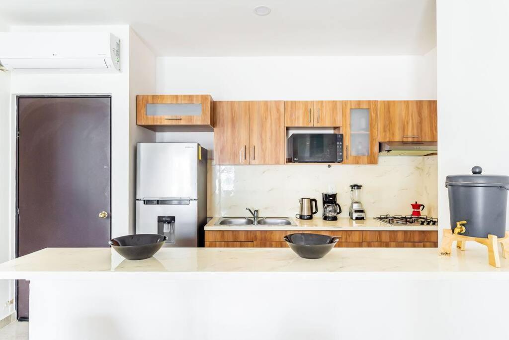 פוארטו מורלוס Lovely Cozy Apt W/Pool 2 Bedrooms. Great Location! מראה חיצוני תמונה